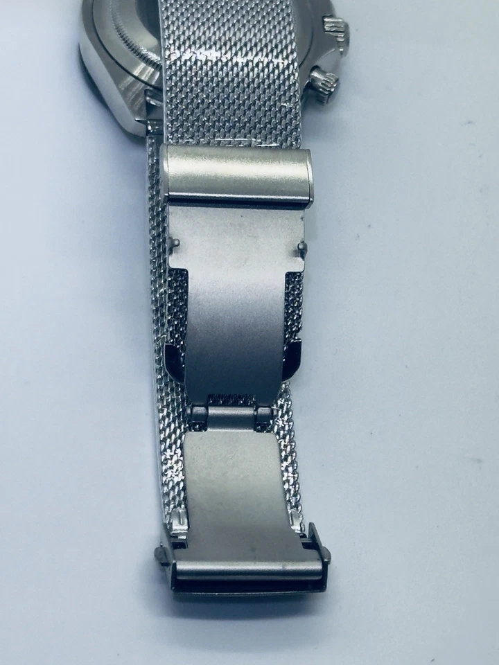 NEW Seiko VK63 Custom MOD Panda Daytona Meca-Quartz Chronograph Watch - Image 4 of 4