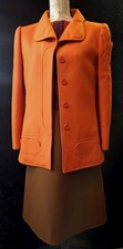 VTG Jean Marie Armand Paris Diffusion Dress Jacket Set, Bonwitt Teller 60s Mod