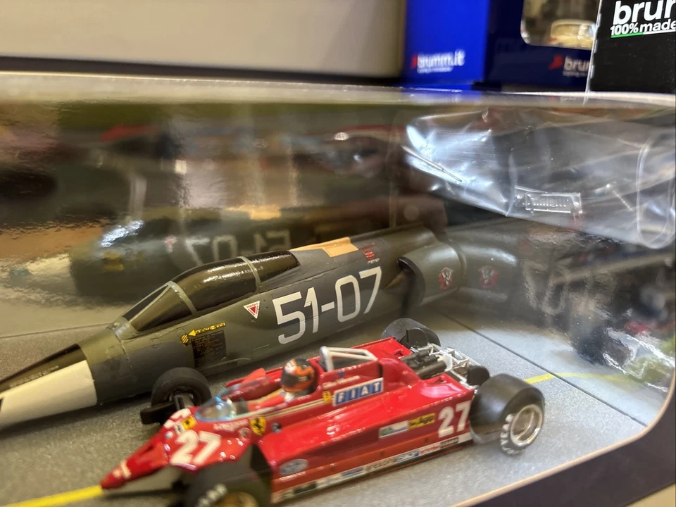 BrummAS31 Ferrari 126ck/F104 Starfighter Aeroporto Istrana 1981+cavalletti - Immagine 2 di 4
