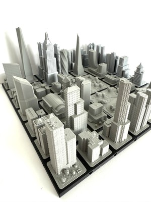 NYC SKYLINE 3D printed Art Decoration/ Nyc Frame / Nyc Gallery 8 X 8
