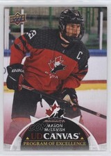 2021-22 Series 2 UD Canvas Team Canada Program of Excellence Mason McTavish 14zn
