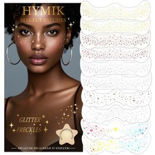 Freckles Face Tattoo, All-in-One Gold Silver Rosegold Brown Holographic