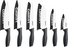 Cuisinart 12pc Ceramic Coated Knife Set - 6 B...