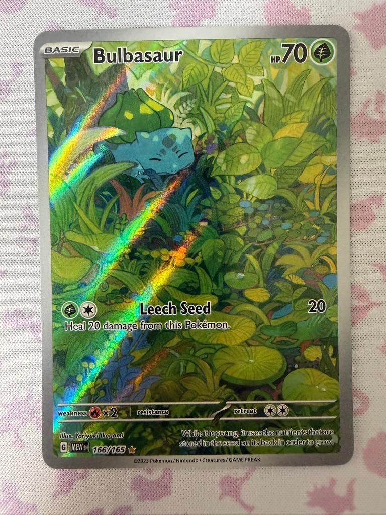 Bulbasaur 2023 Scarlet & Violet: 151 #166/165 Illustration Rare