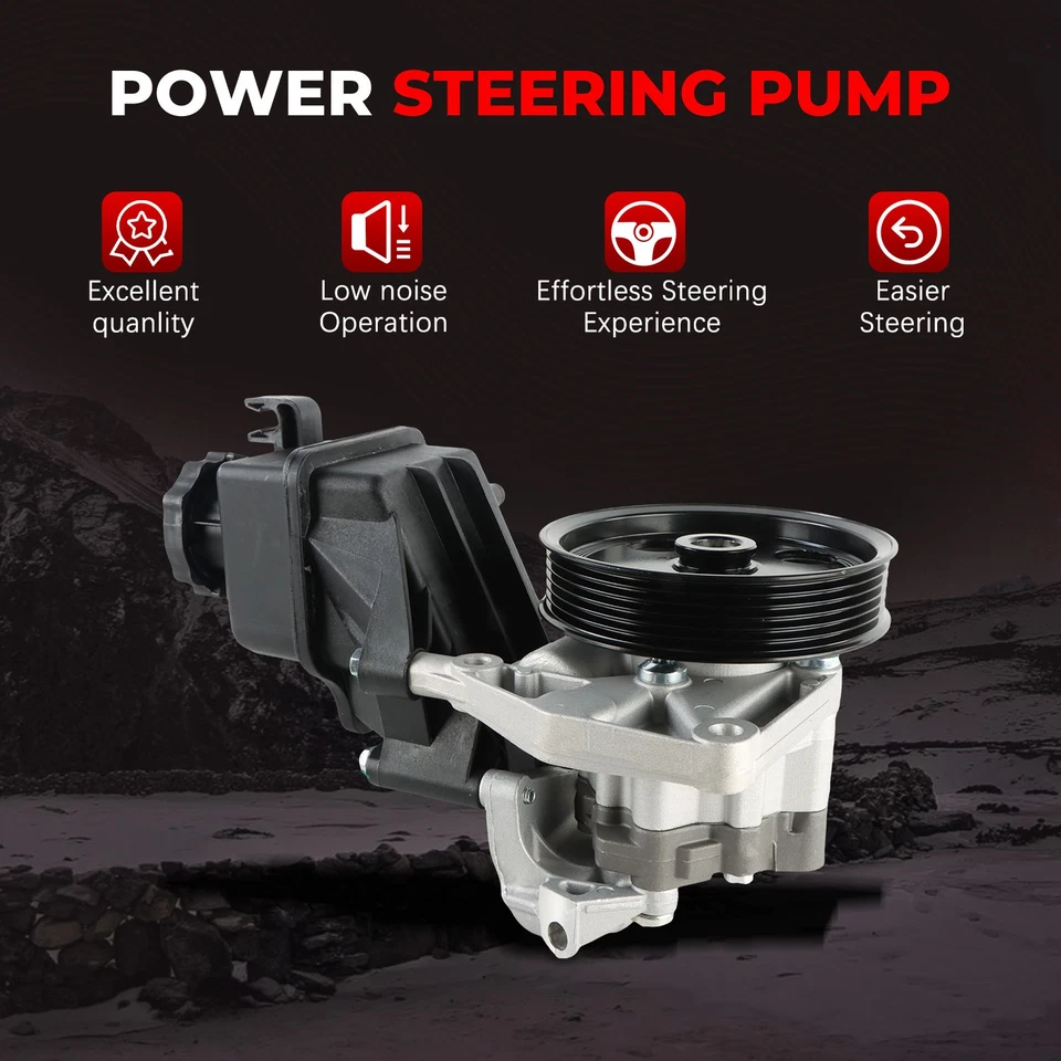 Power Steering Pump w/ Pulley for Mercedes-Benz C300 2014 C350 V6 3.5L 2012-2015 Foto 4 de 4