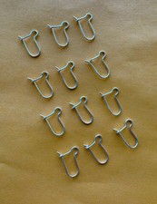 Sterling silver kidney ear wire, , 16 x 12 mm, 6 pairs