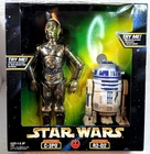 Star Wars Electronic Talking C3PO, Light-Up R2D2 Kenner 1998 Minor Box Damage