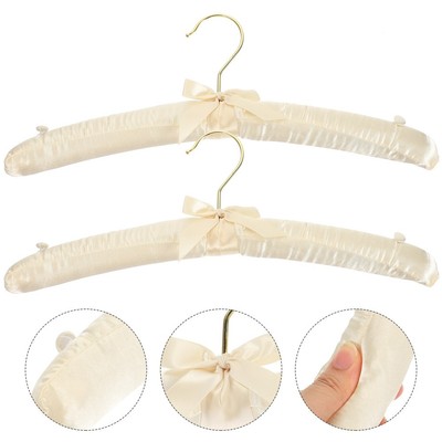  2pcs Heavy Duty Clother Kleiderbügel Brautkleiderbügel verschüttete gepolsterte
