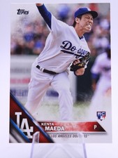 2016 Topps #429 Kenta Maeda, Los Angeles Dodgers (RC) - Rookie Card. rookie card picture