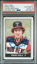 1982 TCMA Toledo #7 Frank Viola Signed Minor Rookie Autograph RC PSA 10 Auto