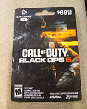 Call of Duty Black Ops 6 PC Prepaid Game Card
