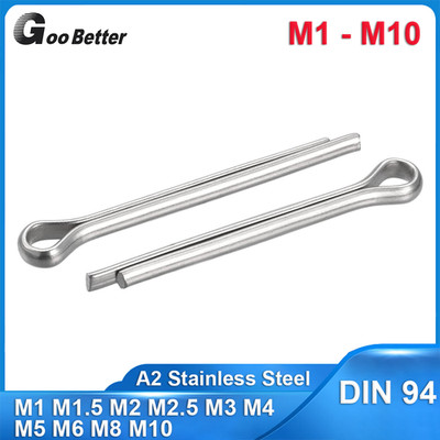 Cotter Split Pins Metric 1mm up to 10mm A2 Stainless Steel Clevis Pin DIN 94