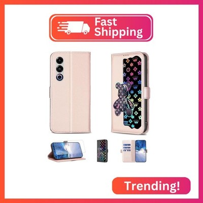 Case Compatible for Meizu 21 Geely Galaxy Phone Case Flip Stand Cover [with Temp