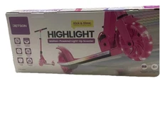 Jetson 2-Wheel LED Light-Up Scooter, Highlight Pink - Adjustable Brake, Folding