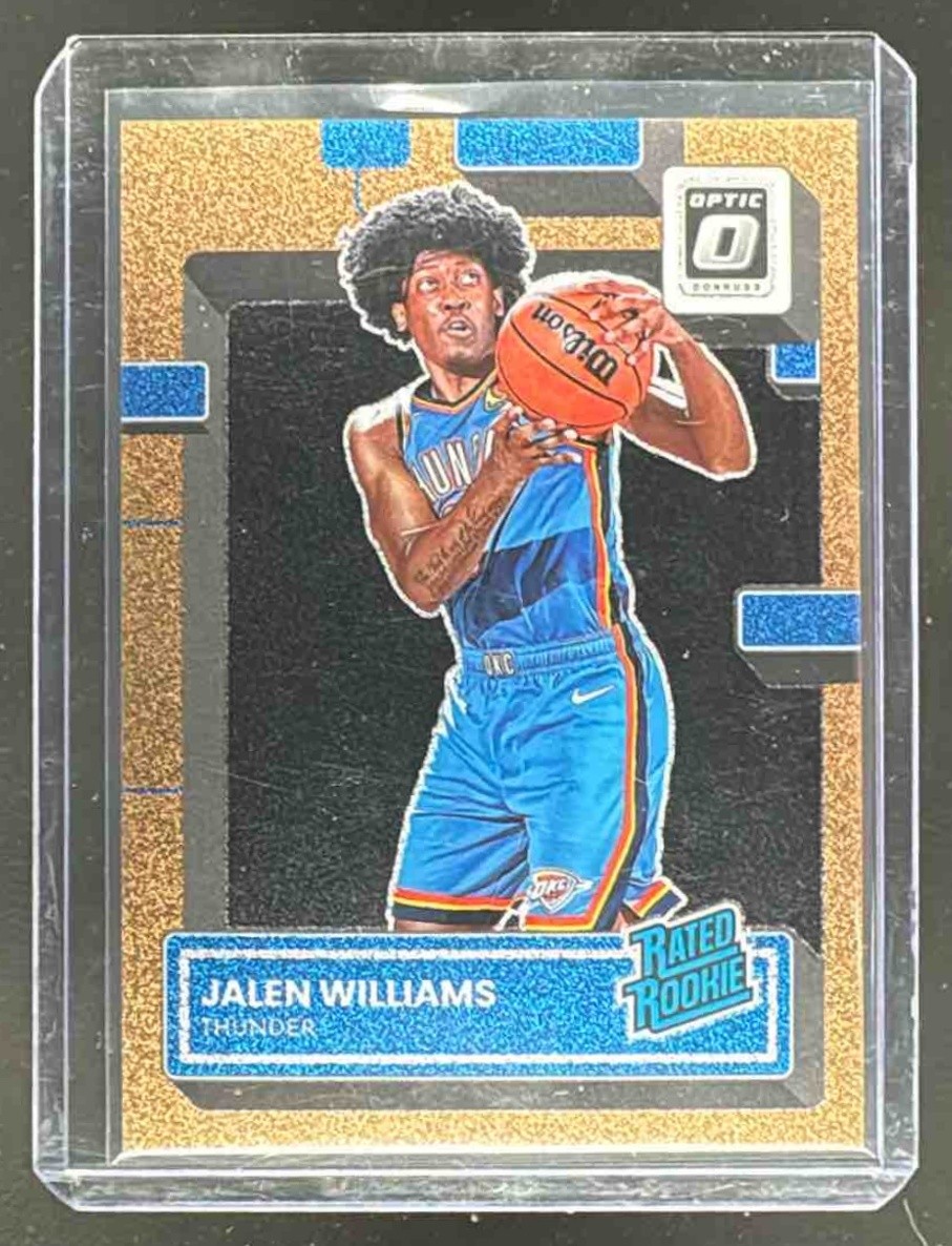 Jalen Williams 2022 Panini Donruss Optic #235 Copper Glitter RC Rated Rookie /99