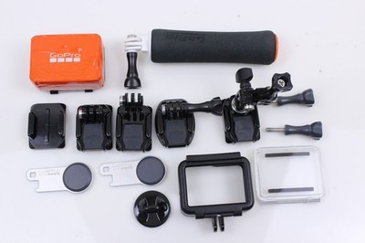 GoPro Accessory Lot The Handler Floaty Adhesive Swivel Mounts Frame Housing