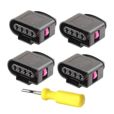 4Pcs Ignition Coil Connector Repair Kit 4B0973724,Fits for VW Passat Tiguan 