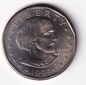 1999 P  Susan B Anthony BU Dollar US Mint Coin #1700