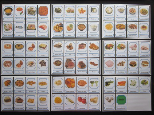 Tarjetas visuales de comidas diarias autismo/TDAH/PECS/ayuda visual no verbal/demencia/SEN - Imagen 3 de 35