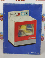 LAVASTOVIGLIE ELETTRICA LUCE LIZMAR DISHWASHER VINTAGE AMB MAXI COLOR ROSSA