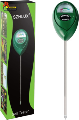 Moisture Meter Water Monitor Soil Hygrometer Sensor Care, Lawn, Farm, Indoor & O