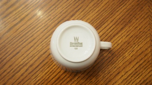 Set of 2 Vintage BAREUTHER Waldsassen Bavaria Germany Fruit Design Flat Cups - Picture 3 of 3