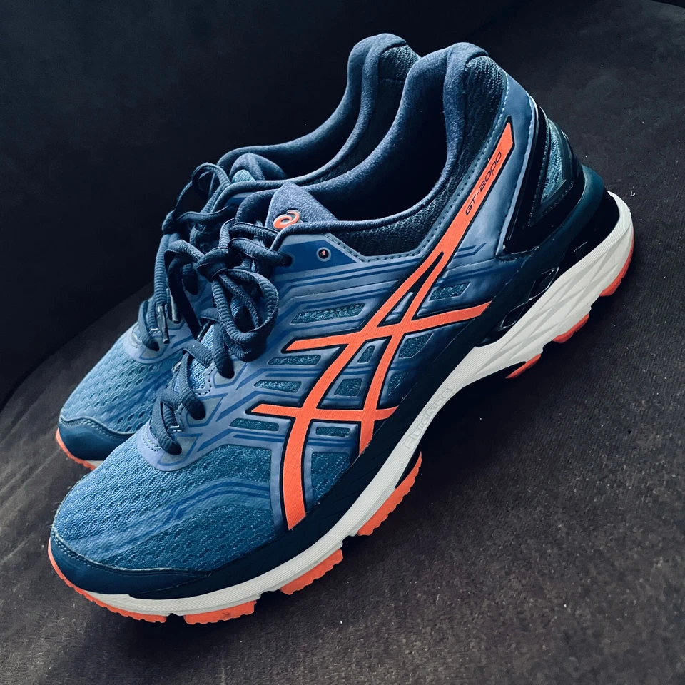 Zapato para correr ASICS GT-2000 5 para mujer EE. UU. 11 43,5 EUR T757N azul coral azul marino Foto 3 de 4
