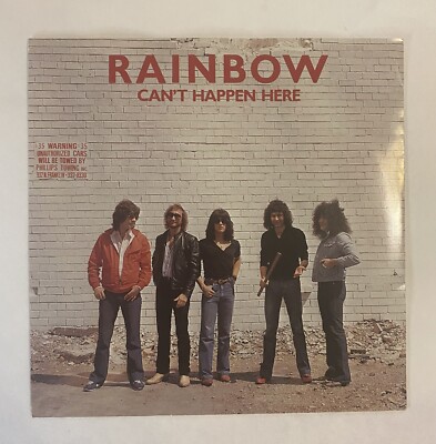 Rainbow Can t Happen Here POSP251 1981 45 RPM