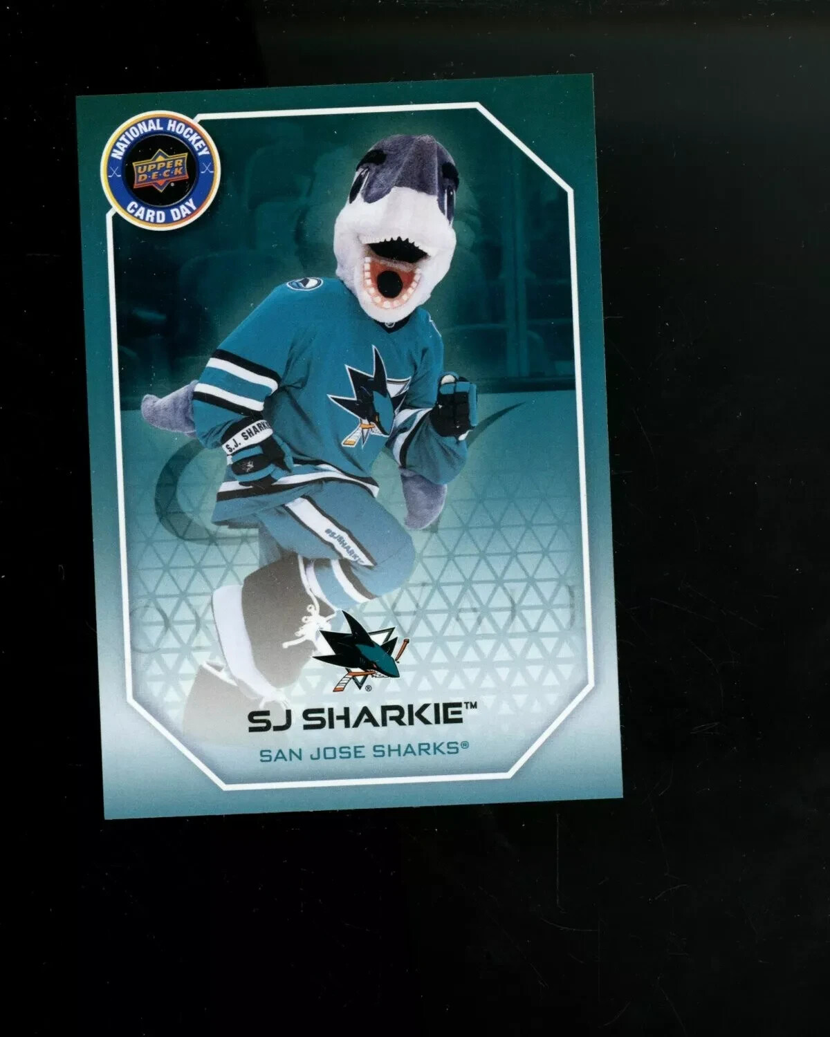 2025 Upper Deck National Hockey Card Day Mascot #1 SJ Sharkie - Sharks