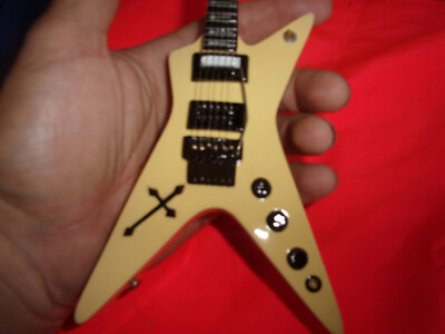 Dimebag Darrell Pantera ML Crusifix High Detailed Mini 10'' Wood Electric Guitar
