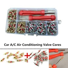 242x R134a Cobre Coche Aire Acondicionado Válvula Núcleos Auto Aire Acondicionado Herramienta Removedora Auto Aire Acondicionado