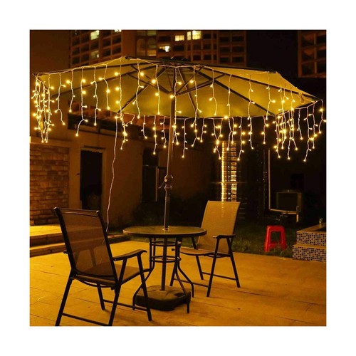 Toodour Icicle Christmas Lights, 100ft 1224 LED 8 Modes Icicle String Lights ... - Bild 6 von 7