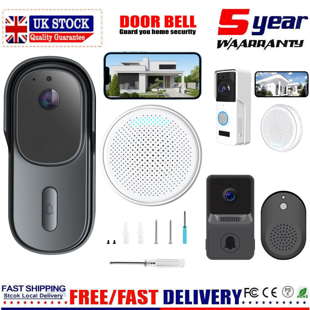 Smart WiFi Video Doorbell Wireless Door Bell Phone Ring Intercom