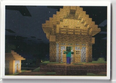 Panini Minecraft Treasure Sticker 2021 Nr. 58 Interact Village Life