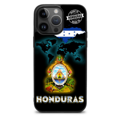 Honduras Patriot Shockproof Phone Case for iPhone 15 Pro Max 14 13 11 12 Mini