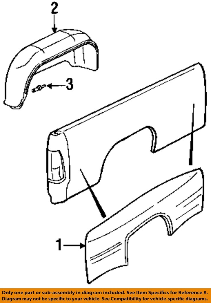 CHRYSLER OEM 88-05 Dakota Fender Fender Components-Fender Liner Rivet ...