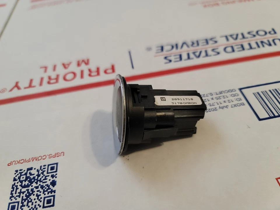 Cadillac SRX 2010-2016 botón de parada de arranque del motor interruptor botón de encendido OEM 7L5 Foto 3 de 4