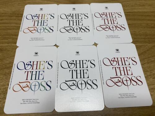 THE BOYZ she's the boss official photocard 6 pcs set Q Complete | eBay