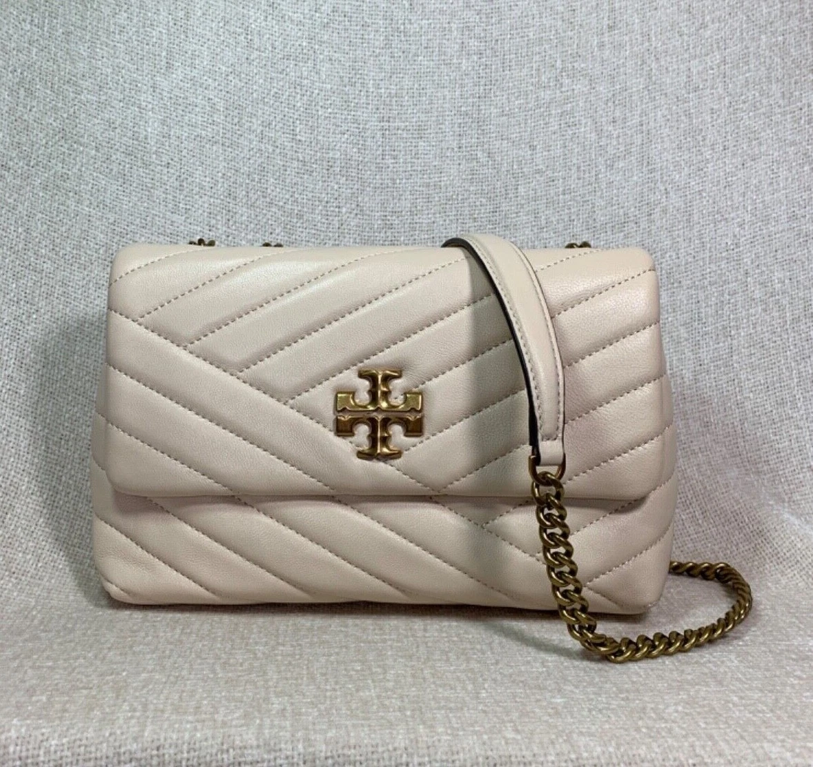 Tory Burch Small Kira Chevron Leather Convertible Shoulder Bag