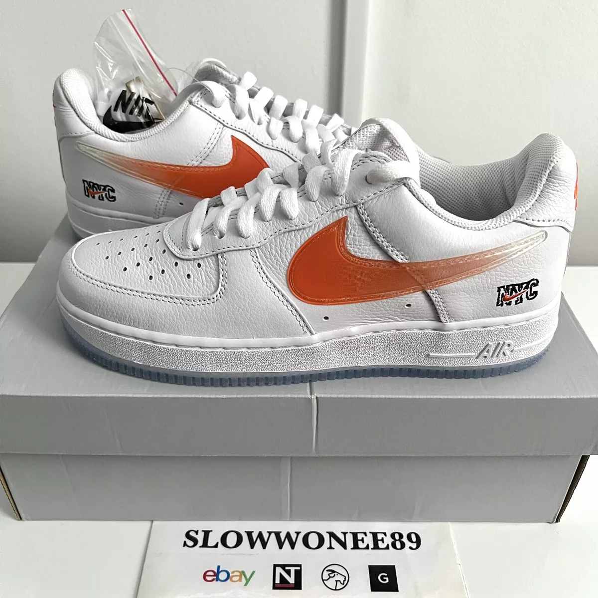 NEW Kith x Nike Air Force 1 Low Knicks NYC White CZ7928-100 Size Sz 8 home  away