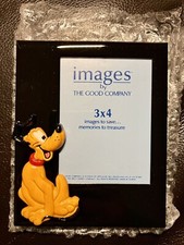 New Vintage Boxed Disney Pluto Picture Frame-3D-fits 3X4 Images-Made By Applause