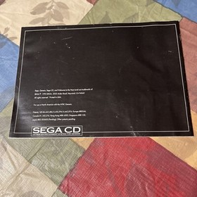 Sega CD User&rsquo;s Manual, Lethal Enforcers & Sewer Shark Manuals Lot NO GAMES