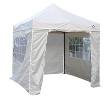 All Seasons Gazebos 2.5mx2.5m Heavy Duty Waterproof Pop up Gazebo 4 Side Walls