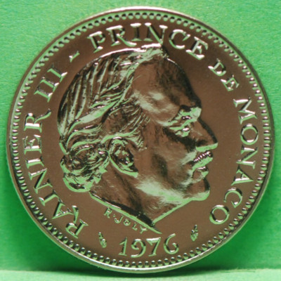 Monaco, 1976 (a) 5 Francs, Specimen, 6-26