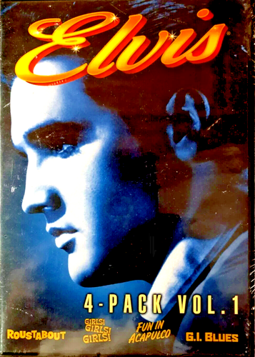 60 $ gebrauchtes DVD KONVOLUT "Elvis: 4er Pack, Vol. 1, & Elvis 4-Pack Vol 2 (8 DVD BOX SET)