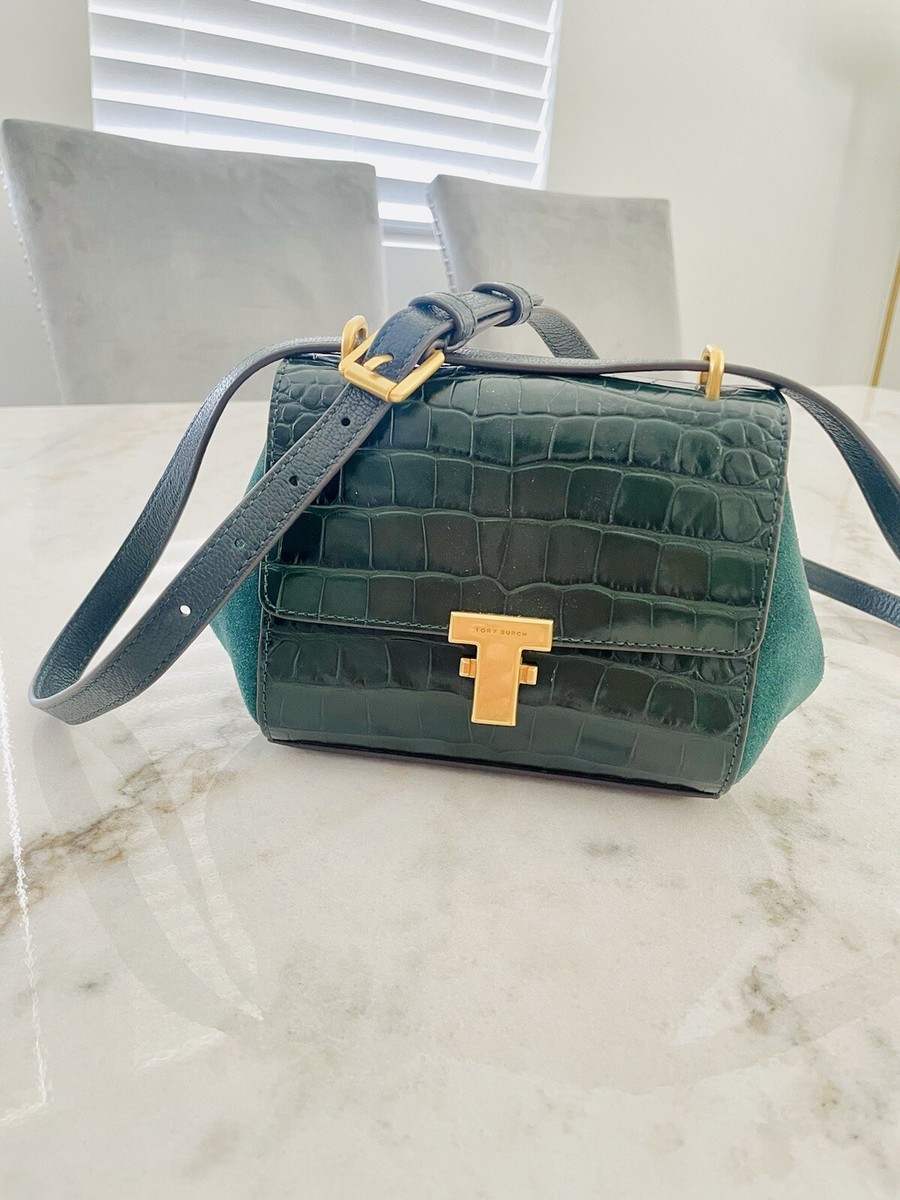 Tory Burch Juliette Embossed Mini Crossbody Shoulder Bag