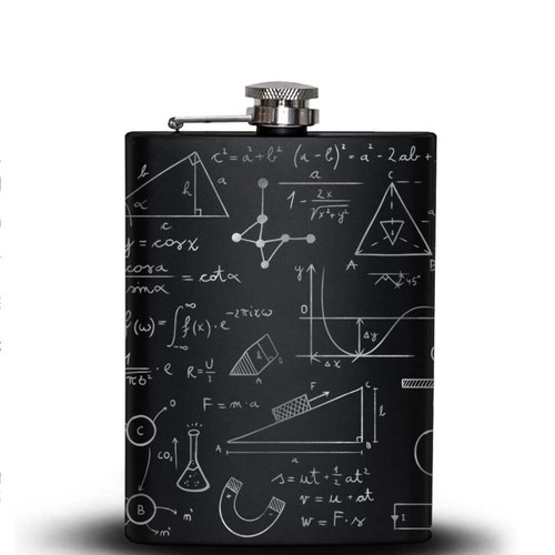 MATH + SCIENCE Hip Flasks - Picture 3 of 3