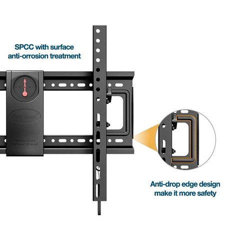 TV Wall Mount VESA Bracket Tilt for Most 50-70inch TV Up to 125lbs Load Capacity - Picture 6 of 8