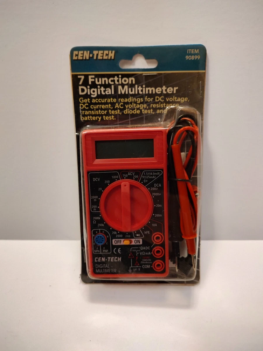 CenTech Function Digital Multimeter Review 2021, 51 OFF