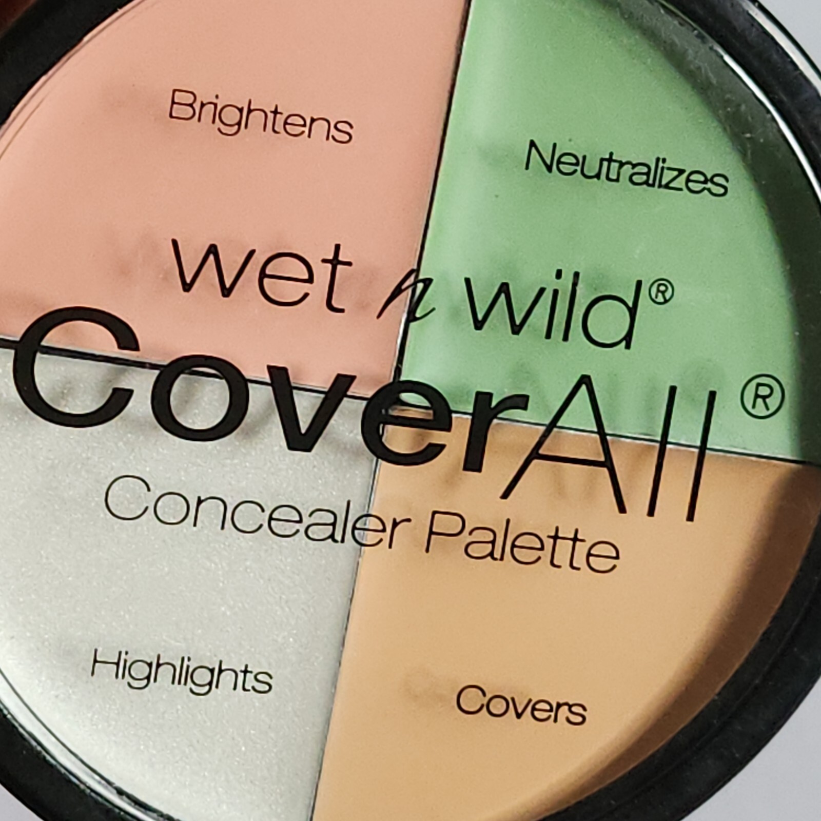 WET N WILD CoverAll 4 Colour Concealer Palette New Seald